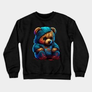 Pop Culture Teddy Bear Crewneck Sweatshirt